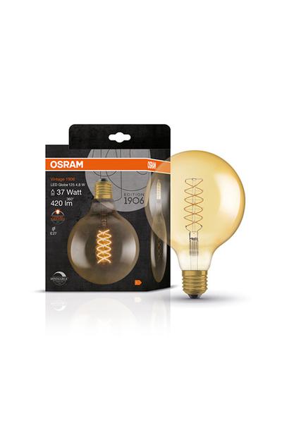 Osram G125 | Vintage 1906 Spiral E27 LED Lamp 37W (Globe, Dimmable)