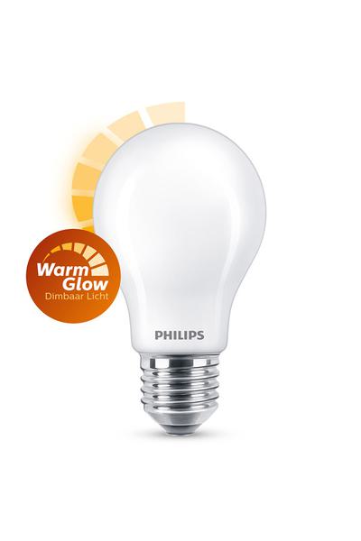 Philips A60 | WarmGlow | Mat E27 LED pærer 40W (Pære)