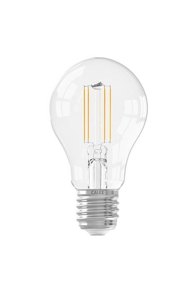 Calex A60 | Filament E27 LED luči 60W (Hruška, Prozorno, Zatemljivost)