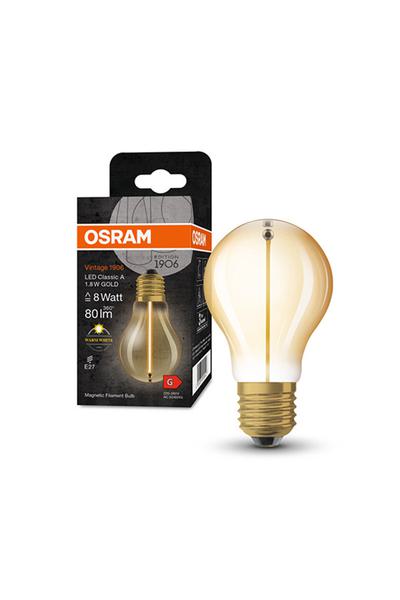 Osram A60 | Vintage 1906 Magnetic E27 LED-lampor 8W (Päron)