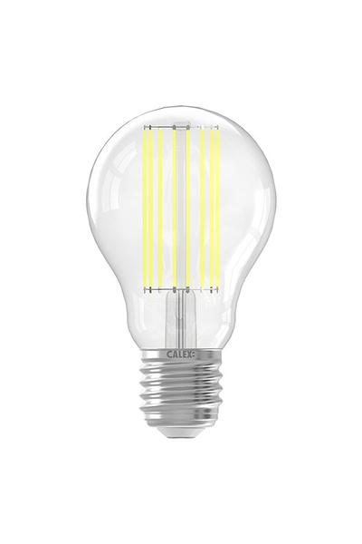 Calex A60 | High Efficiency | Filament Becuri LED E27 60W (Pară, Transparent, Reglabil)