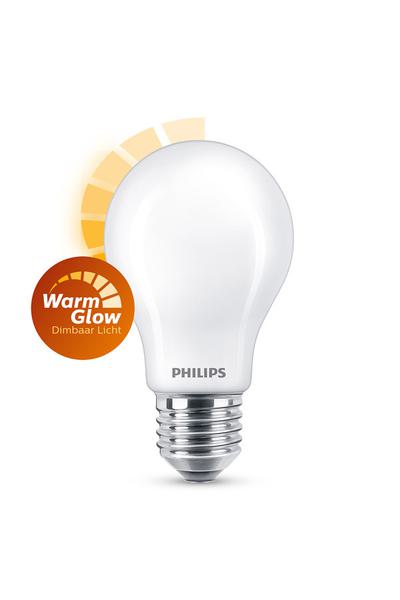 Philips A60 | WarmGlow | Mat E27 LED lampy 75W (Hruška)