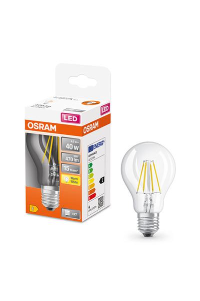 Osram A60 Becuri LED E27 40W (Pară, Transparent)