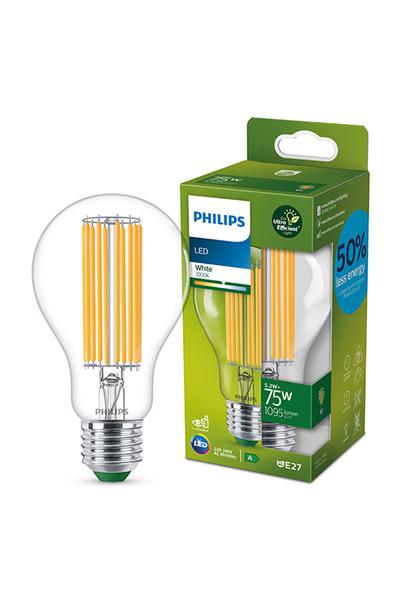Philips A67 | Ultra Efficient | Filament Becuri LED E27 75W (Pară)