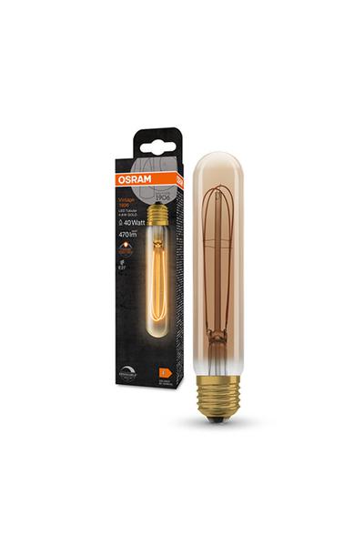 Osram T10 | Vintage 1906 E27 LED Lamp 40W (Tube, Dimmable)