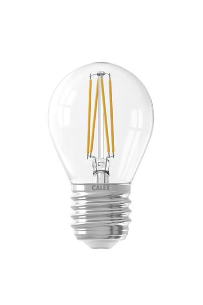 Calex P45 | Filament E27 Λάμπες LED 25W (λάμπα μπάλα, Διαφανές, Ρυθμιζόμενου Φωτός)