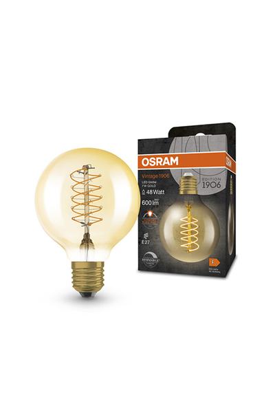 Osram G80 | Vintage 1906 Spiral Becuri LED E27 48W (Glob, Reglabil)