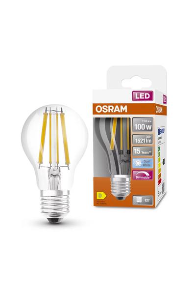 Osram A60 | Filament E27 Λάμπες LED 100W (Αχλάδι, Διαφανές, Ρυθμιζόμενου Φωτός)