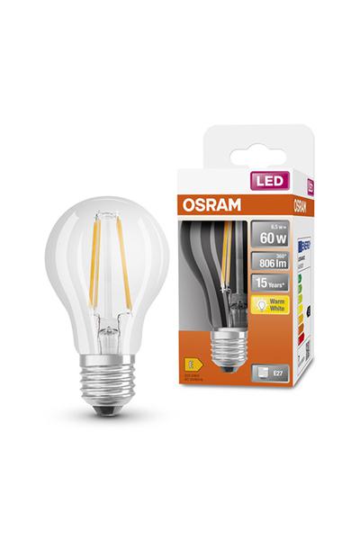 Osram A60 E27 Λάμπες LED 60W (Αχλάδι, Διαφανές)