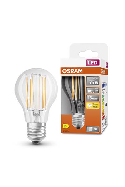 Osram A60 E27 LED lampy 75W (Hruška, Průhledné)