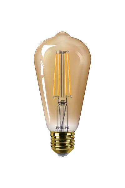 Philips Edison ST64 | Vintage E27 LED Lamp 50W (Dimmable)