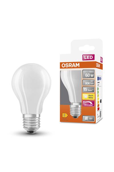 Osram A60 Becuri LED E27 60W (Pară, Reglabil)