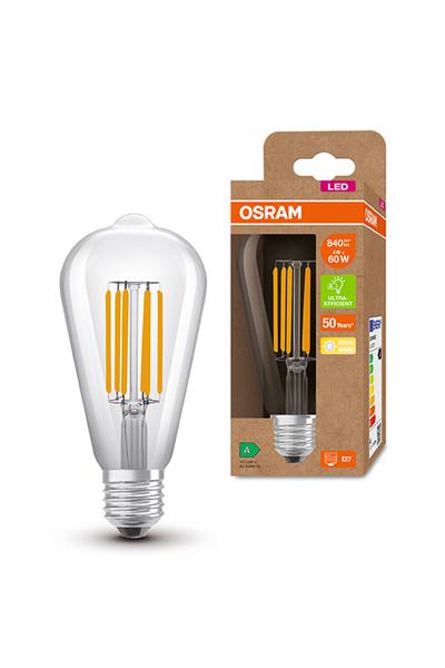 Osram Edison ST64 | Ultra Efficient | Filament E27 Lampada LED 60W (Trasparente)