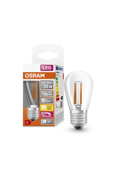 Osram Edison ST45 E27 Λάμπες LED 35W (Διαφανές, Ρυθμιζόμενου Φωτός)