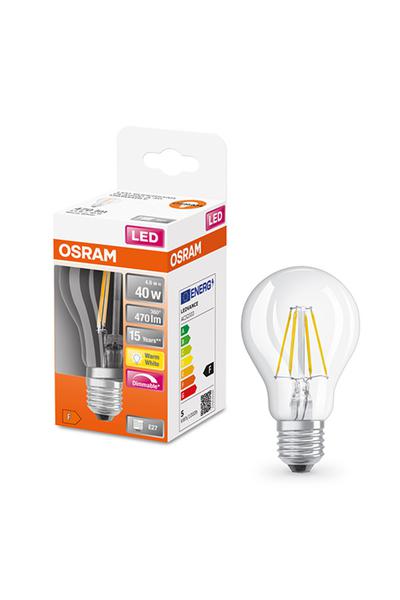 Osram A60 E27 LED-lamput 40W (Päärynä, Kirkas)
