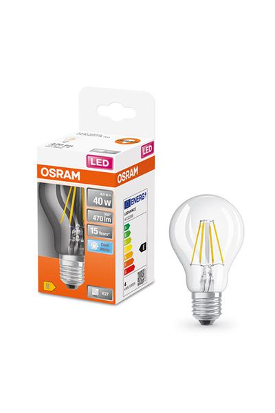 Osram A60 E27 Lampe LED 40W (Żarówka w kształcie gruszki , Przejrzysty, Możliwość przyciemniania)
