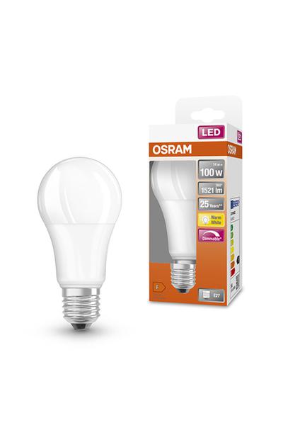 Osram A60 E27 LED luči 100W (Hruška, Zatemljivost)