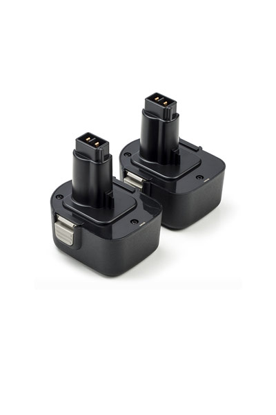 2x Black & Decker A9252 / PS130 baterías (12 V, 2 Ah)
