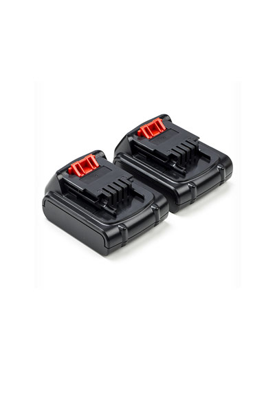 2x Black & Decker BL1114 / BL1314 / BL1514 batteries (14.4 V, 1.5 Ah)