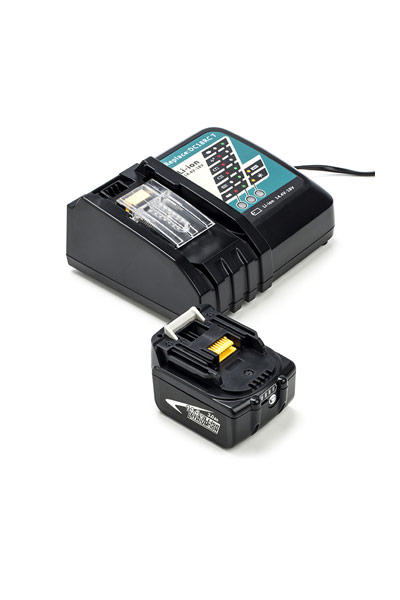 1x Makita BL1430B / 14.4V LXT batería + adaptador para corriente alternada (CA) (14.4 V, 3 Ah)