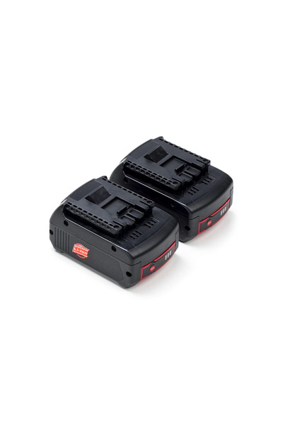 2x Bosch GBA 18V / 1600Z00038 batteries (18 V, 4 Ah)