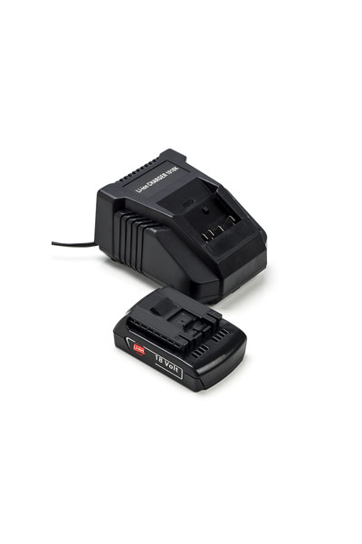 1x Bosch GBA 18V / 1600Z00036 battery + charger (18 V, 2 Ah)