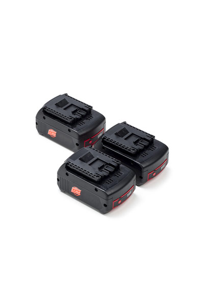 3x Bosch GBA 18V / 1600Z00037 baterías (18 V, 3 Ah)