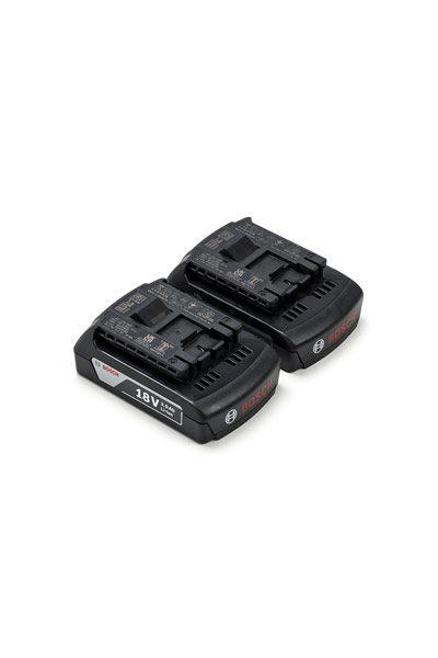 2x Bosch GBA 18V / 1607A350MA batterie (18 V, 2 Ah, Originale) -  BatteryUpgrade
