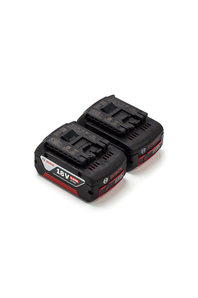 2x Bosch GBA 18V / 1600A002U5 batteries (18 V, 5 Ah, Original)