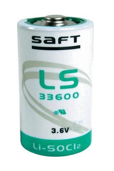 Saft LS33600 / D battery (3.6V, 17000 mAh, Li-SOCl2)