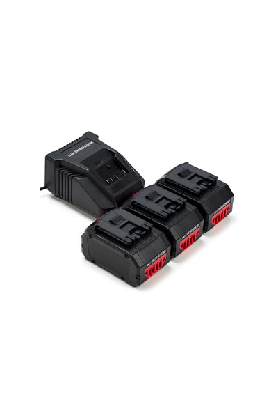 3x Bosch ProCORE 18V baterías + adaptador para corriente alternada (CA) (18 V, 8 Ah)