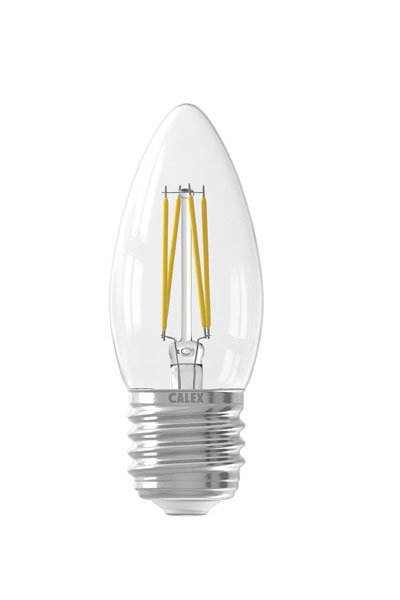 Calex Becuri LED E27 3,5W (35W) (Lumânare, Transparent, Reglabil)