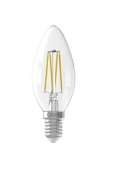 Calex E14 LED Lamp 4W (40W) (Candle, Clear, Dimmable)