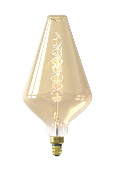 Calex E27 Lampe LED 6W (Żarówka w kształcie gruszki , Przejrzysty, Możliwość przyciemniania)