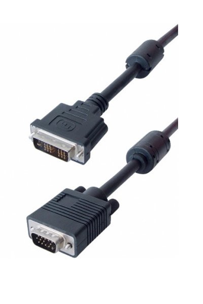 DVI-A (12+4+1 stift) - VGA kabel