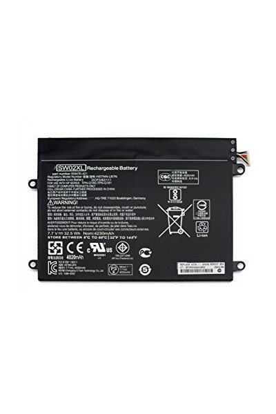 BO-CBP3614A batterie (4221 mAh 7.7 V, Vert)