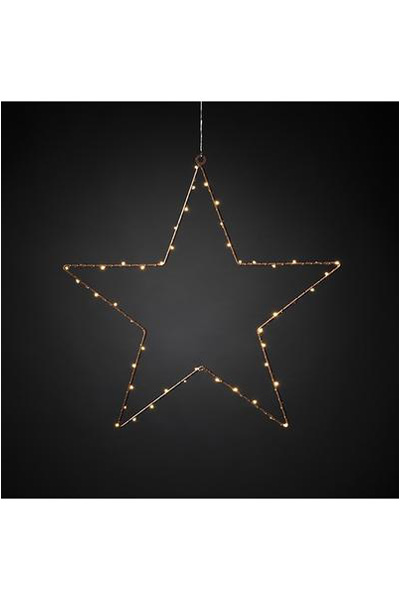  Χριστουγεννιάτικο αστέρι με φωτισμό χαλκού 50 φώτα (Konstsmide)