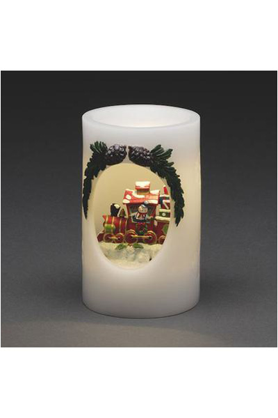  Christmas candle was with train LED (Konstsmide)