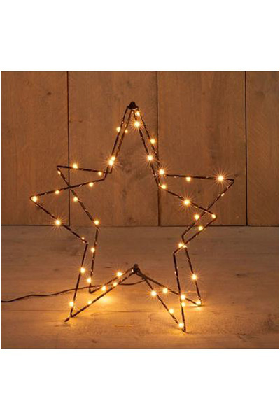 Χριστουγεννιάτικο αστέρι 3D | 42 cm | 46 LED | Θερμό λευκό