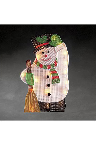  Sneeuwman met verlichting | 28 x 46 cm | 20 leds | (Konstsmide)