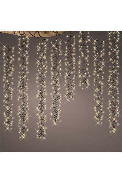 Cascade Lighting Cluster | 18 Zweige warm weiß | Funkeln 1080 Lichter Lumineo