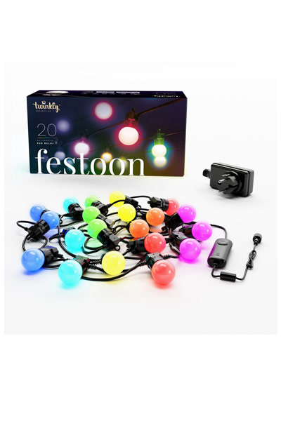  Twinkly Party Lights RGB | 10 m (20 LEDs, WiFi, IP44)