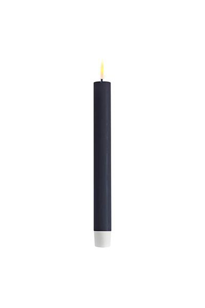 LED -Dinner Kerze 24 cm | Royal Blue | 3D Flamme | 2 Stücke | Deluxe HomeArt