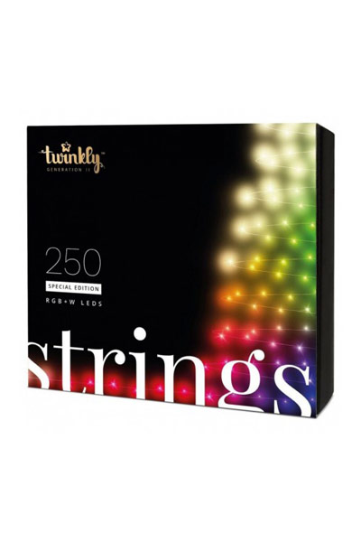 Twinkly LED Christmas lights for indoor or outdoor use (250 lamps)