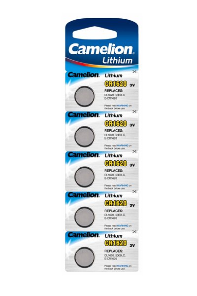 Camelion CR1620 Lithium Coin cell battery (5 pcs)