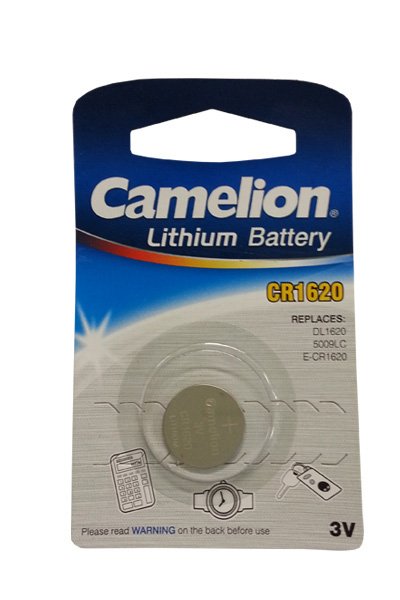 Pile bouton Lithium Camelion CR1620 - DL1620 - 5009LC - E CR1620 - 3V