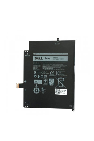 Dell BO-DELL-451-BCBR batteria (4250 mAh 7.6 V, Nero, Originale)