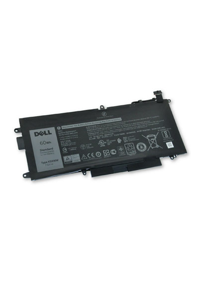 Dell BO-DELL-FTH6F battery (5250 mAh 7.6 V, Black, Original)