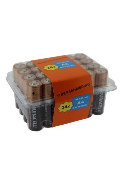 Duracell AA / HR06 Alkaline baterija (24 vnt.)
