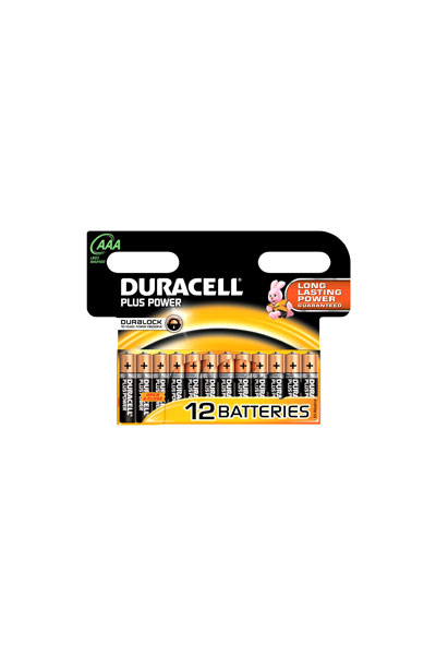 Duracell AAA Plus Power Alkaline baterie (12 pcs)